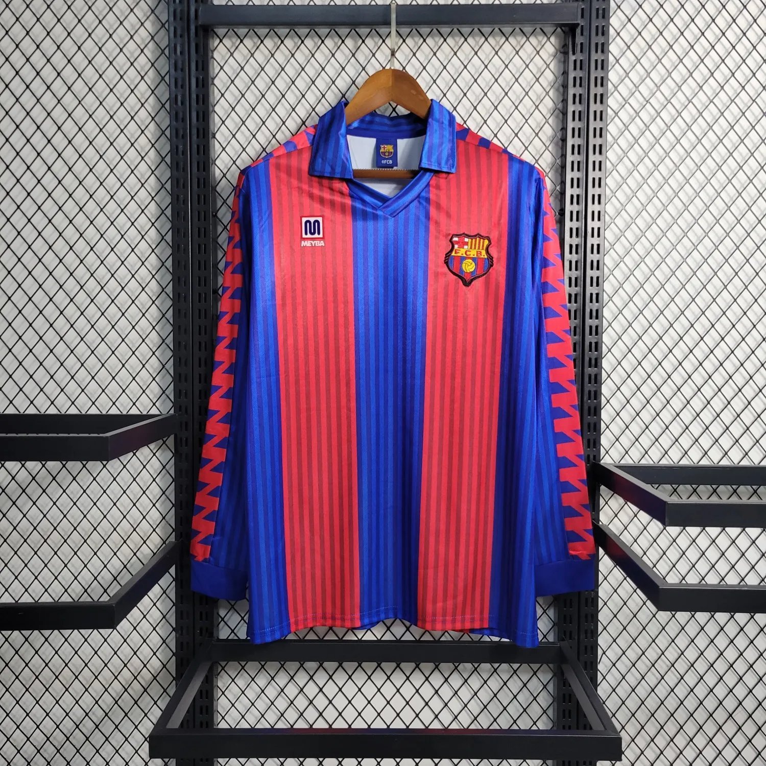 89-92 Barcelona Home Retro Long Sleeve 