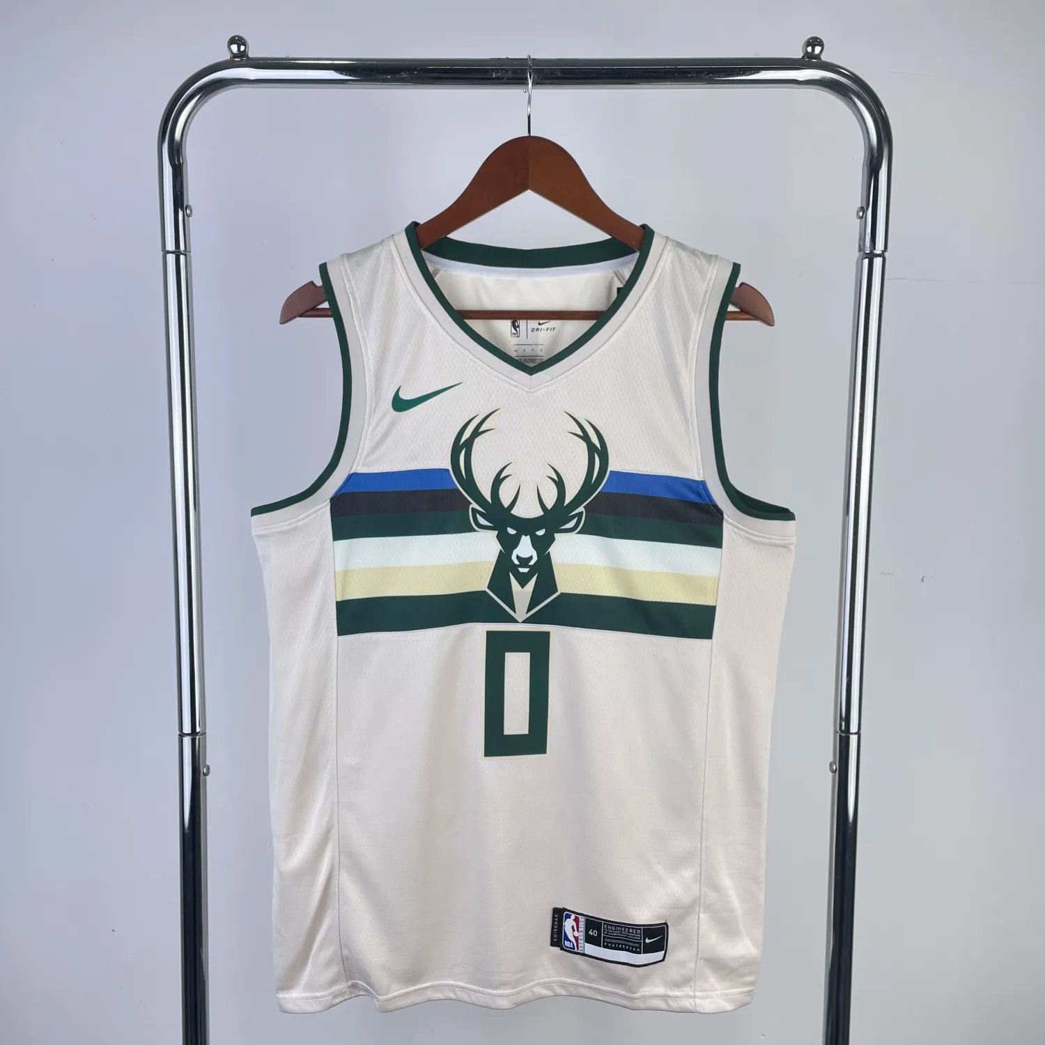 2019 Bucks White NBA 