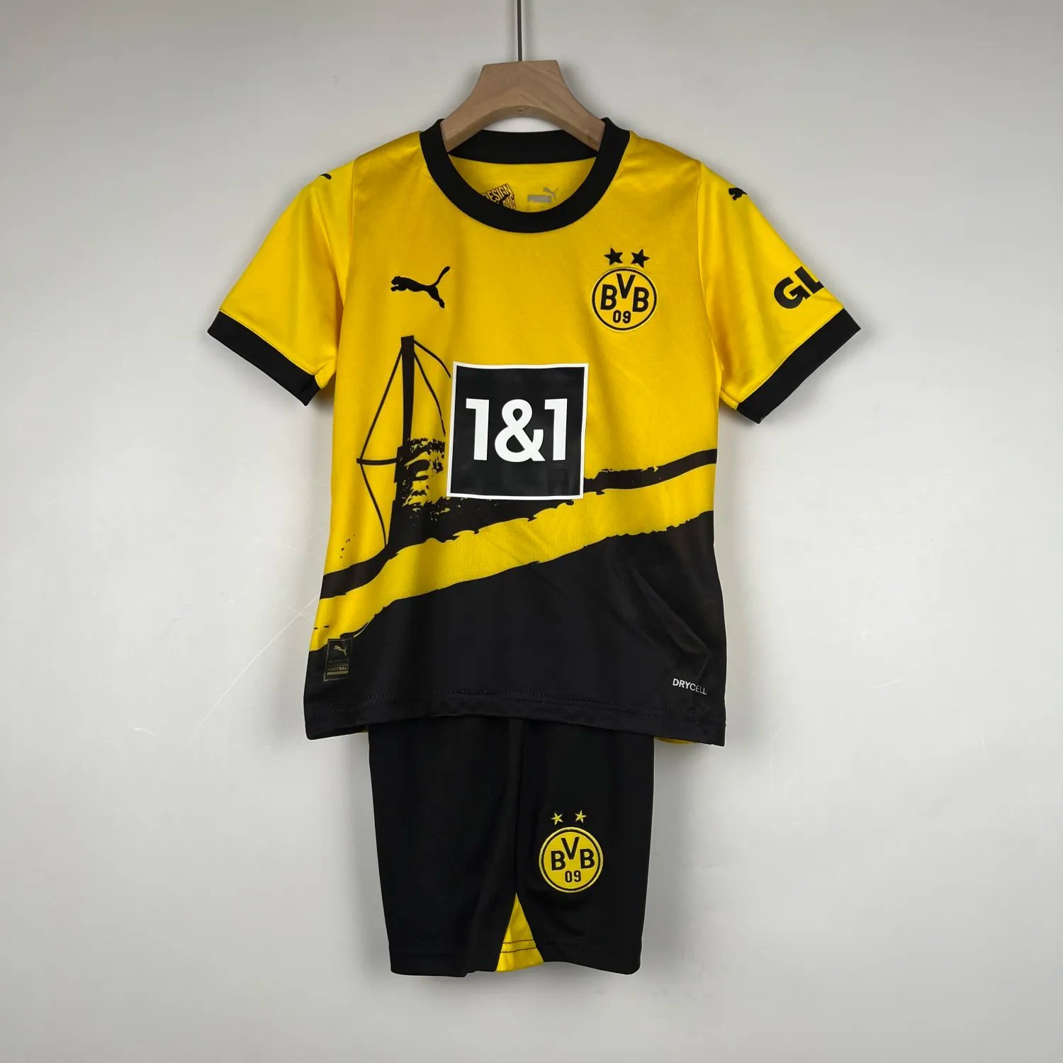 23-24 Borussia Dortmund Home Kids Kit