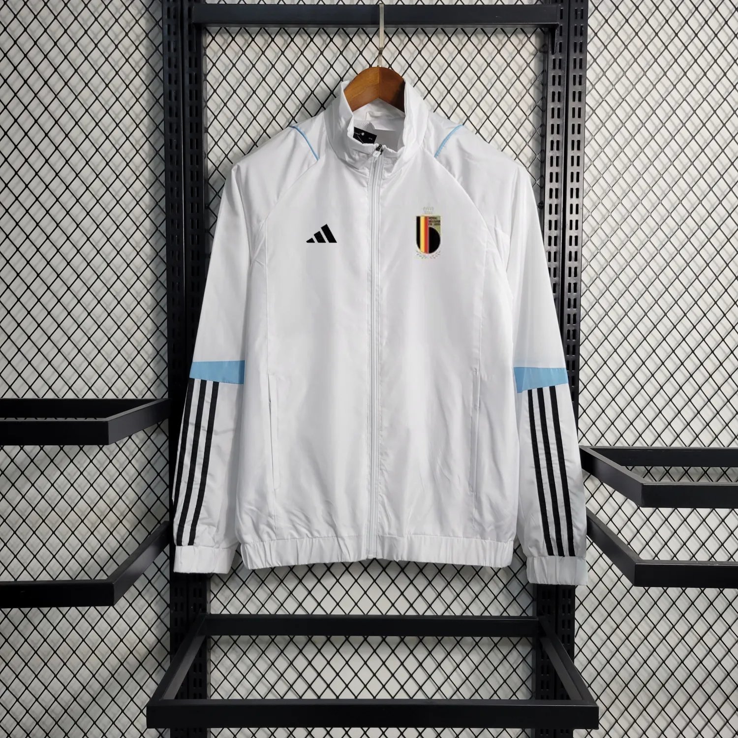 2023 Belgium White Windbreaker 
