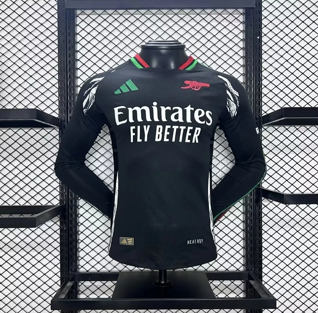 24-25 Arsenal Away Long Sleeve Player Version