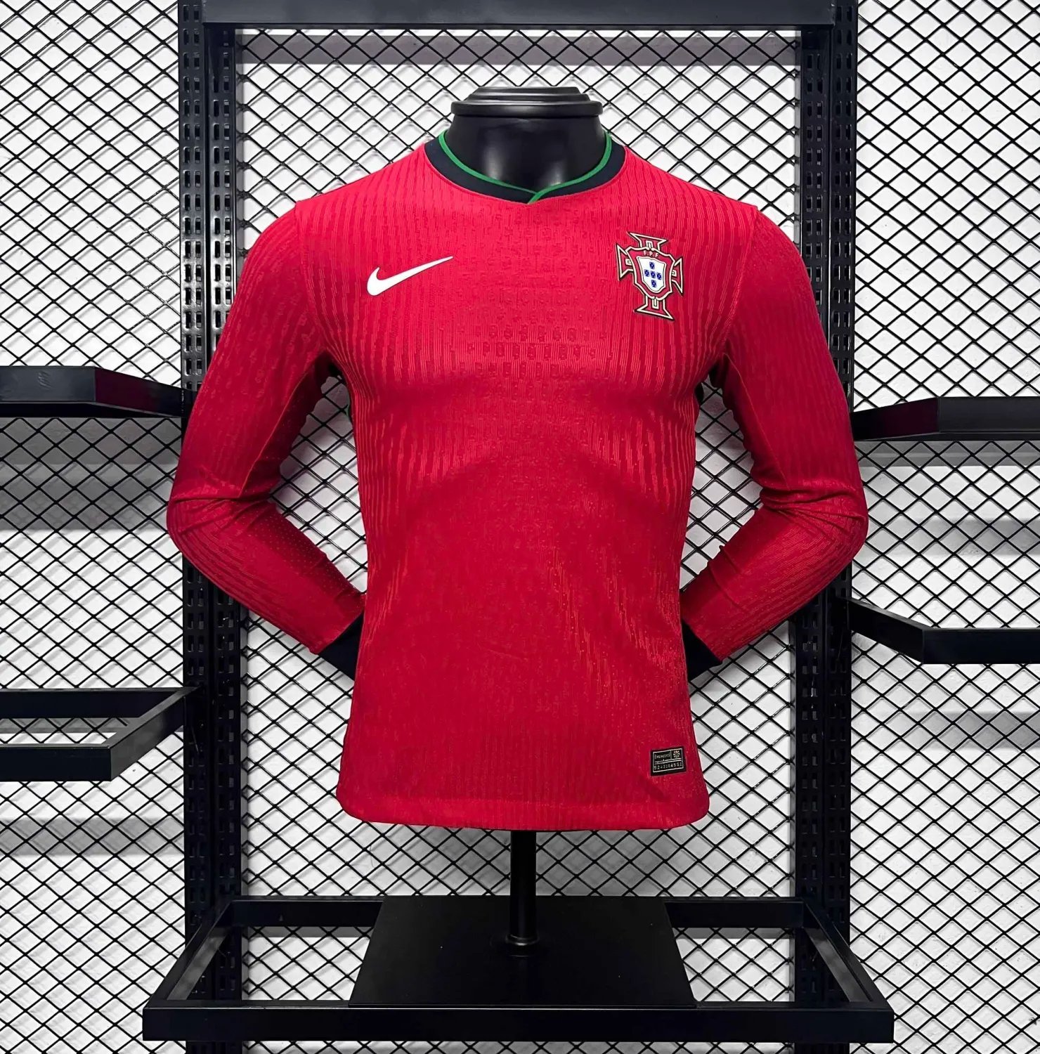 2024 Portugal Home Long Sleee Player Version