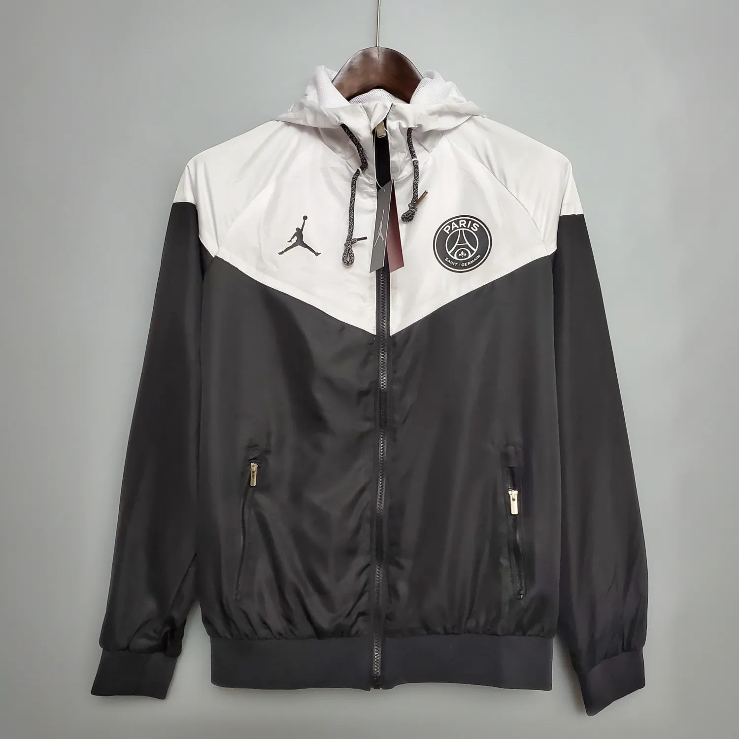 classic style Windbreaker PSG Black and White 