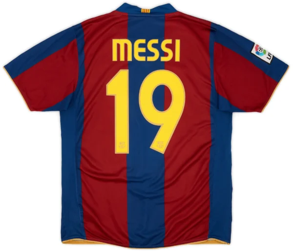 Barcelona 07/08 Home Messi 19 - Image 2