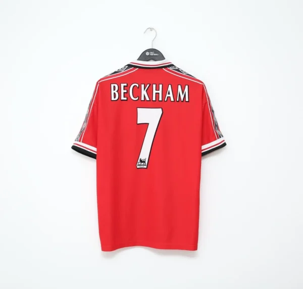Manchester United 98/99 Home Beckham 7 - Image 3