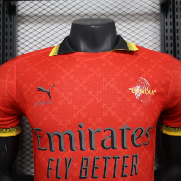 24-25 RED PUMA X AC MILAN X OFF-WHITE™ Player Version - Image 5