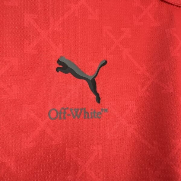 24-25 RED PUMA X AC MILAN X OFF-WHITE™ Fan Version - Image 4